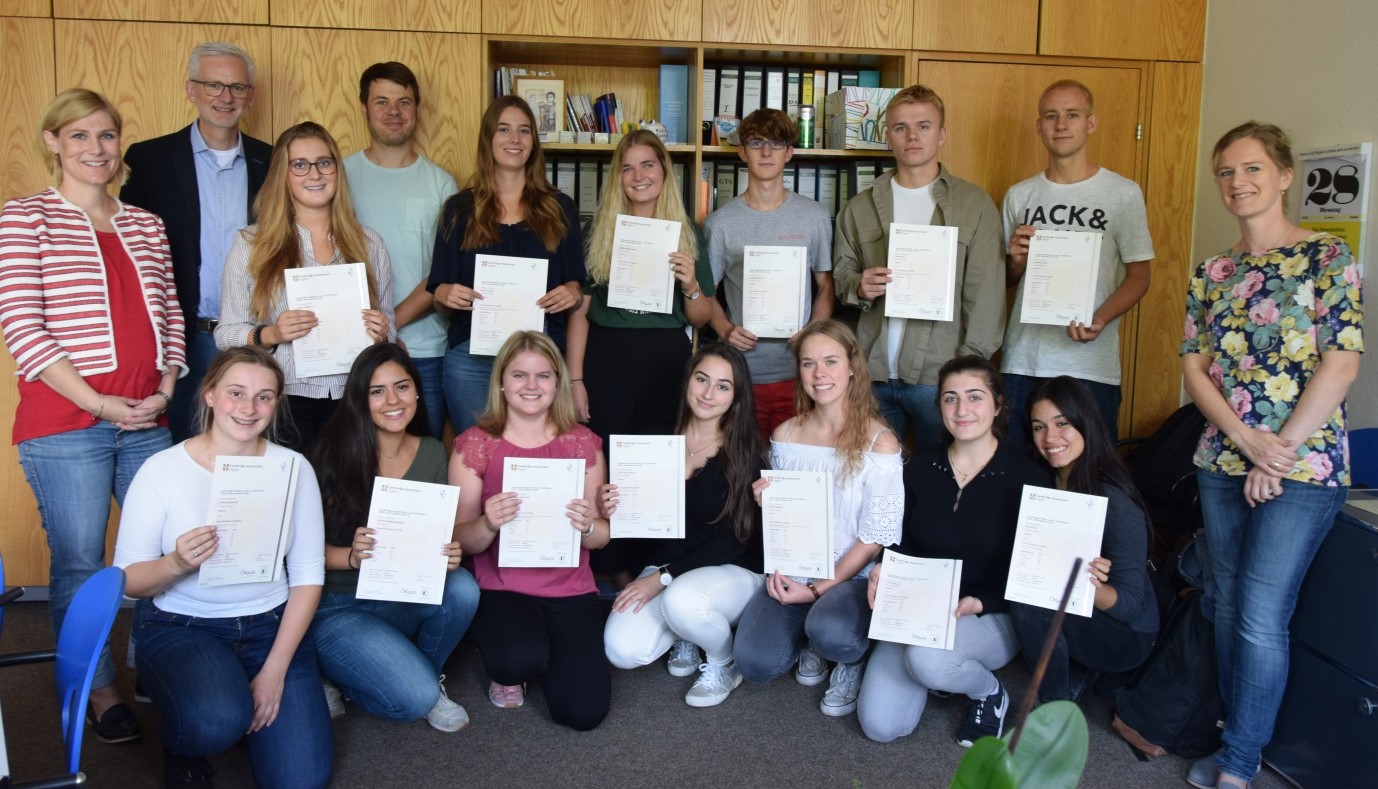 Verleihung Sprachzertifikate 2018 Verleihung der Sprachzertifikate 2018